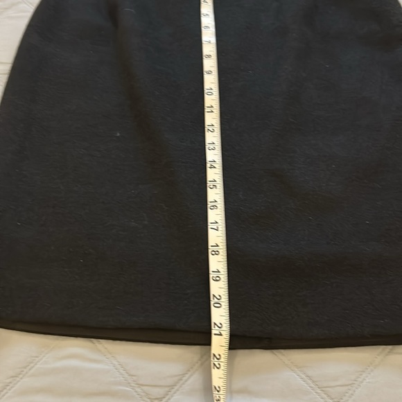 Dark grey cashmere pencil skirt - Picture 3 of 3